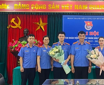 Đại hội Chi đoàn nhiệm kỳ 2022 - 2024 của Chi đoàn Viện KSND các quận Hà...